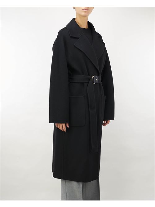 Wool dressing gown coat Elisabetta Franchi ELISABETTA FRANCHI | Coat | CP54D46E2110